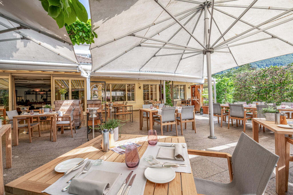 Landhotel Hirschen, Erlinsbach: Gartenrestaurant