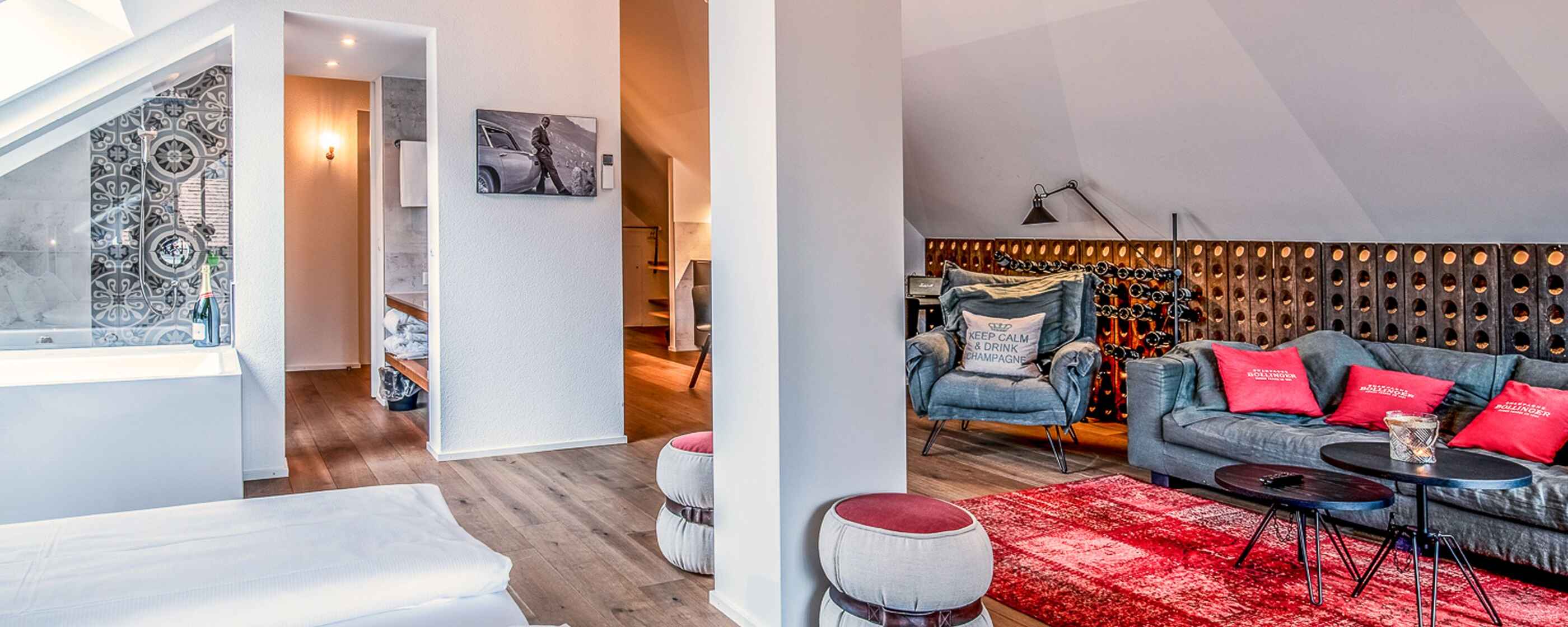 Landhotel Hirschen, Erlinsbach: Bollinger Champagner Suite 