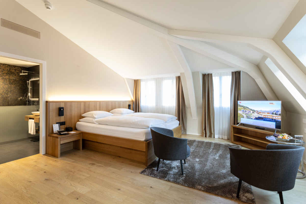 Hotel ABC, Chur: Quarto duplo Deluxe