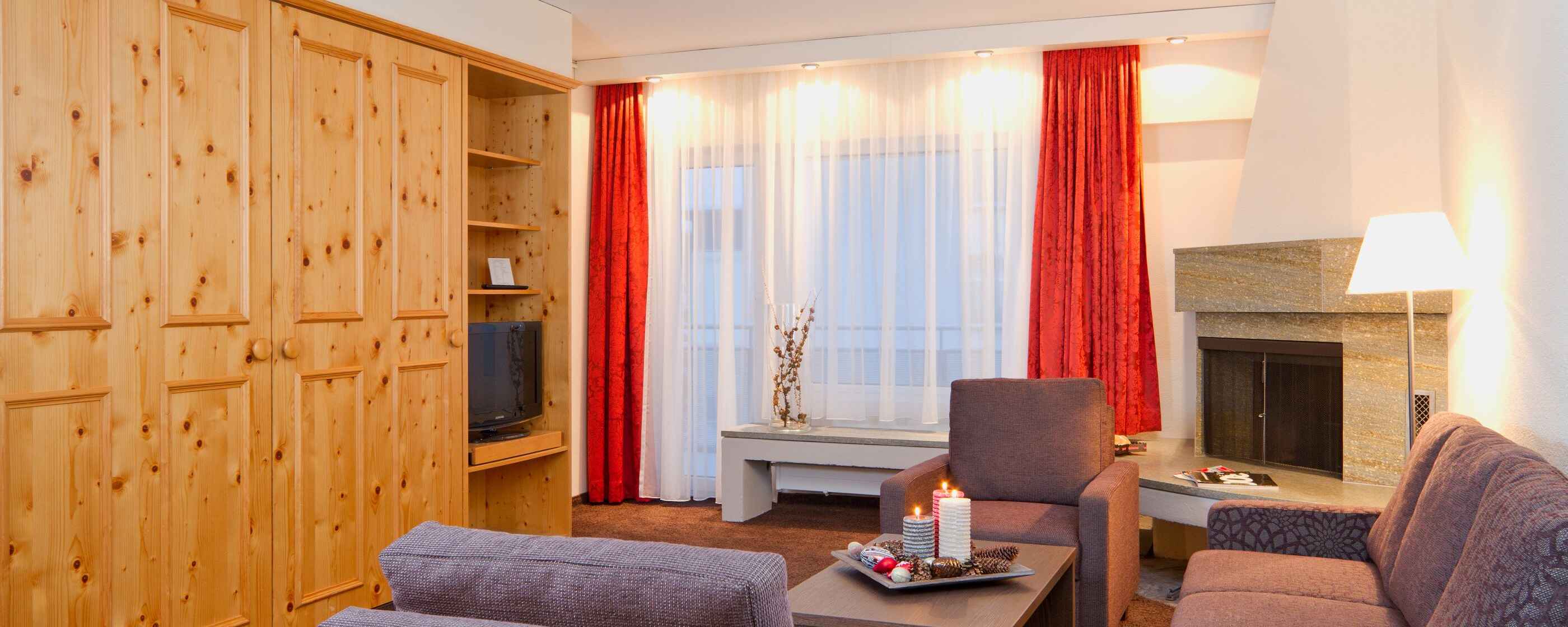 Hotel Central, Davos: Wohnzimmer