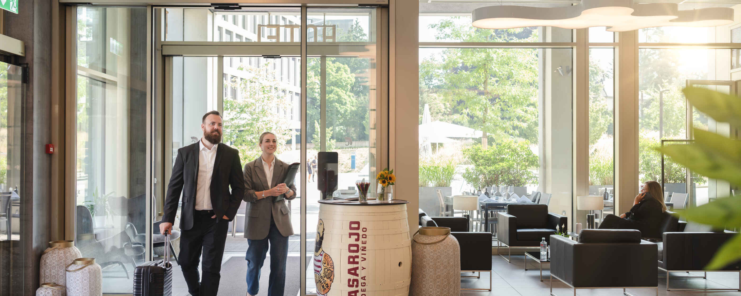 Centurion Towerhotel, Windisch: Lobby / Eingang