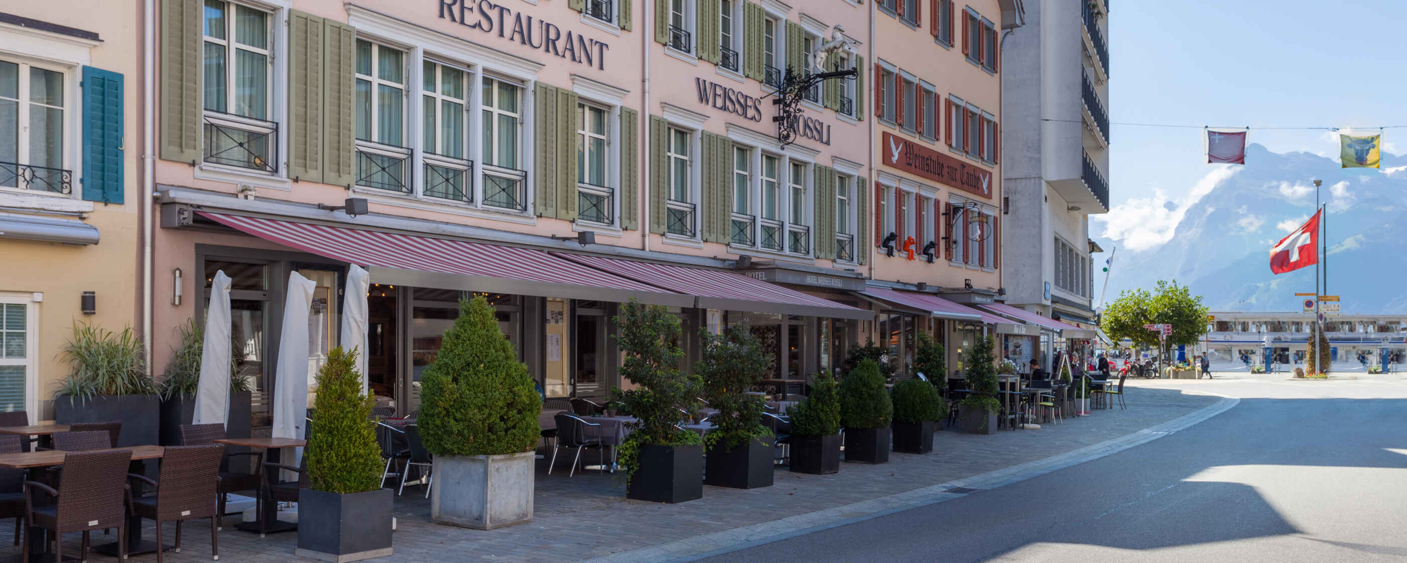 Hotel Weisses Rössli, Brunnen: Aussenansicht