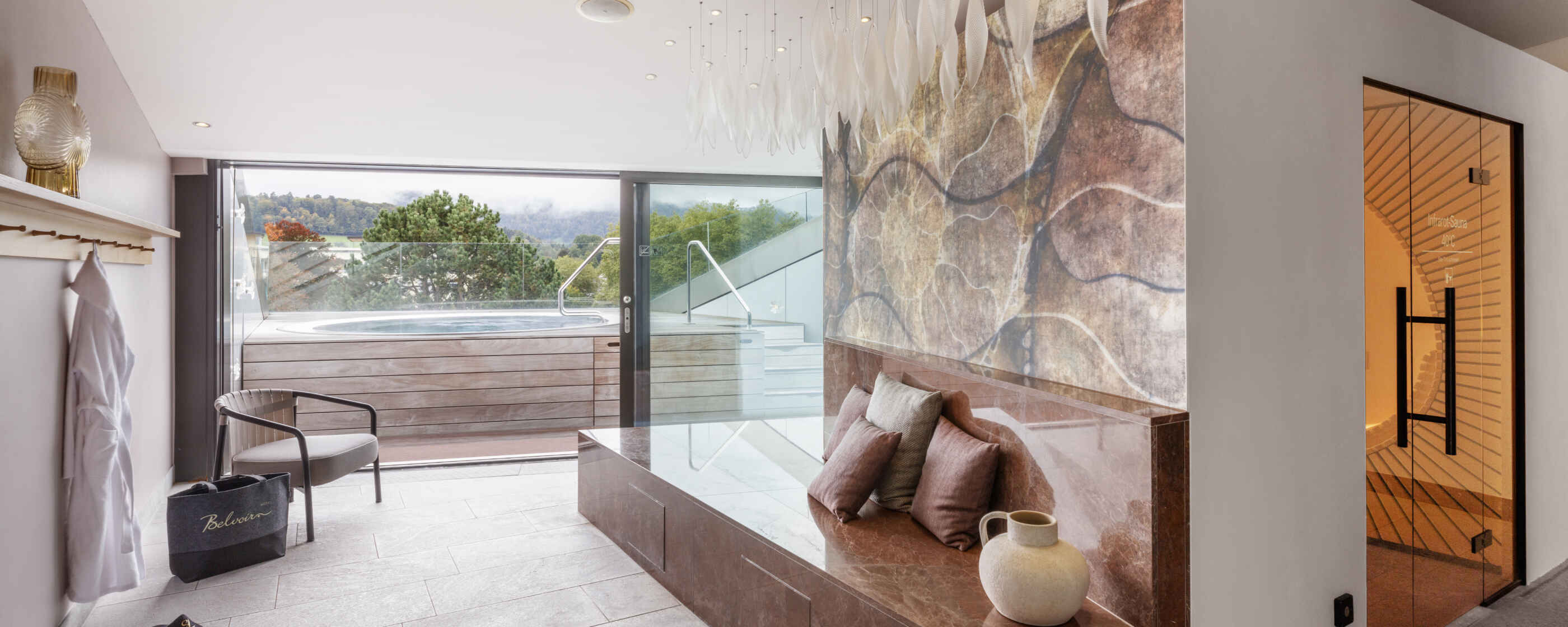 Hotel Belvoir, Rueschlikon: Sauna