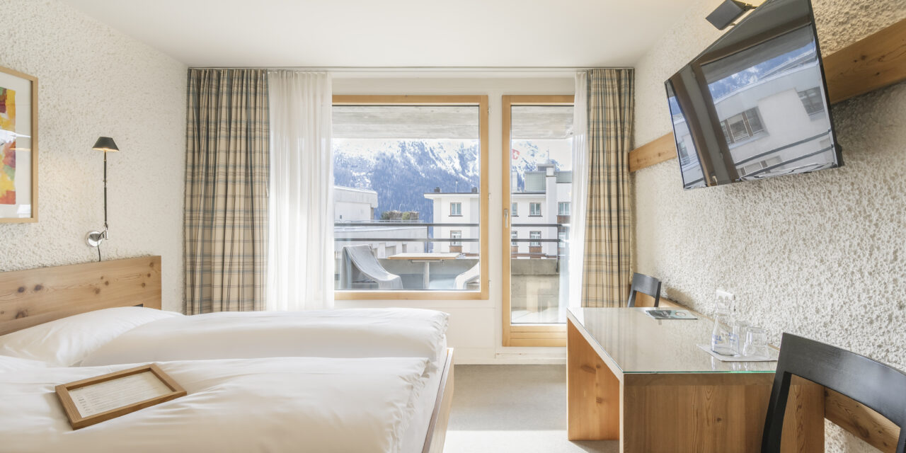 Hotel Hauser, St. Moritz: Economy Doppelzimmer