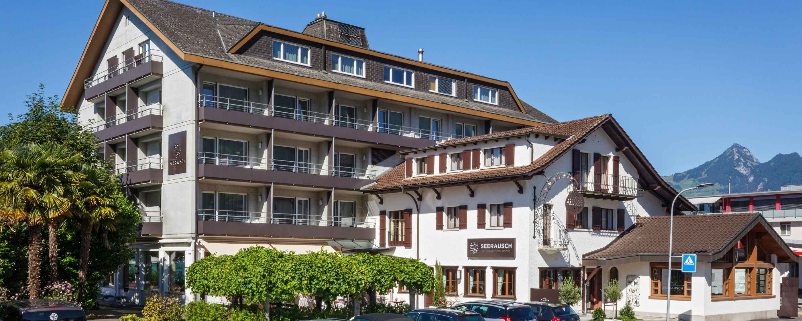 Hotel Seerausch, Beckenried: Aussenansicht