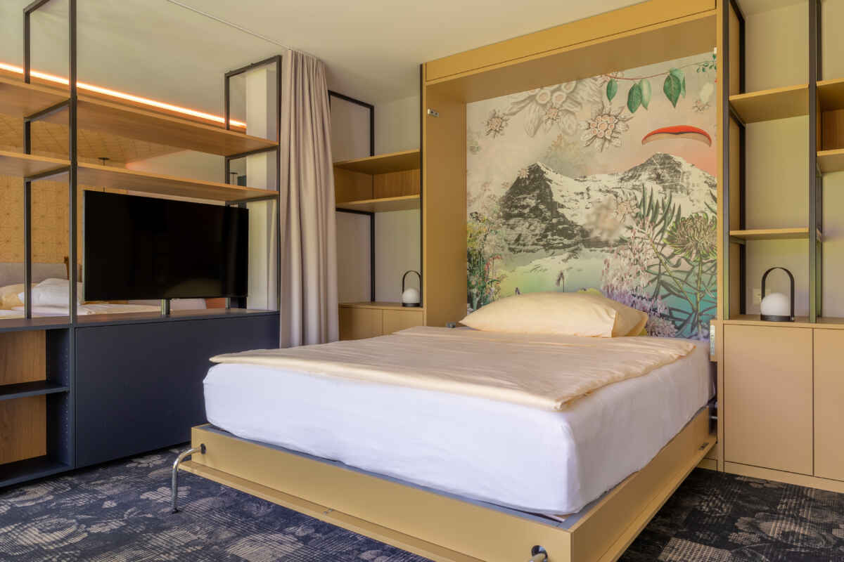 Hotel Stella, Interlaken: Geräumiges Zimmer für 1 bis 4 Personen