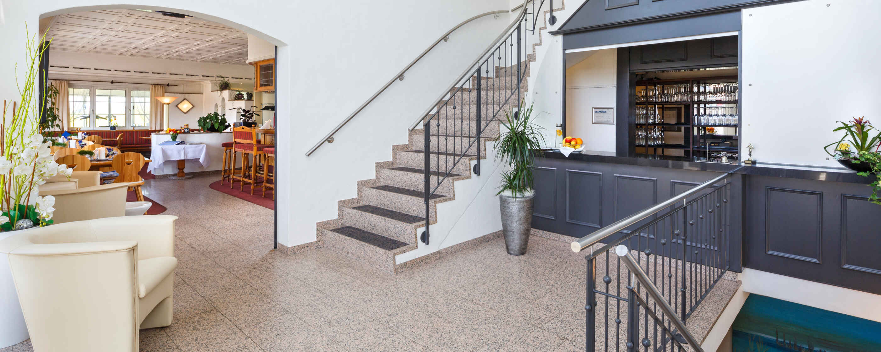 Hotel Seemöwe, Güttingen: Rezeption