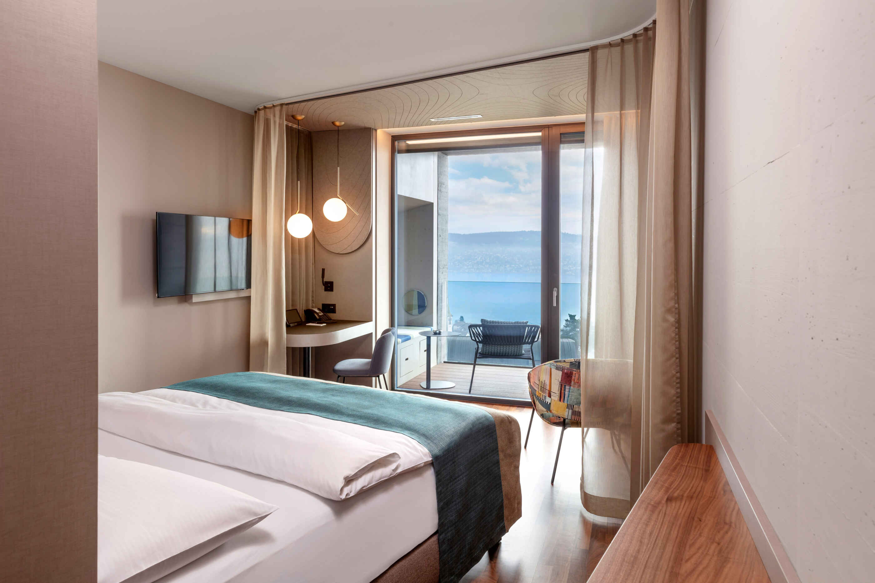 Hotel Belvoir, Rüschlikon: Lifestyle Zimmer mit Seesicht