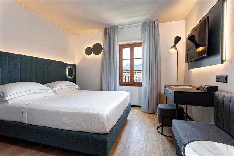 Hotel Lugano Dante, Lugano: Doppelzimmer