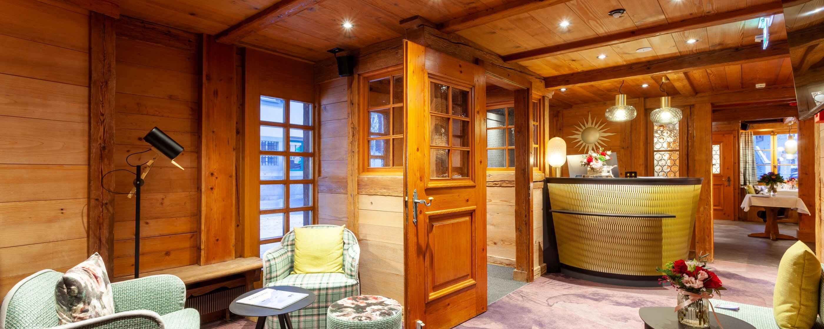 Hotel Sonne, Andermatt: Lobby