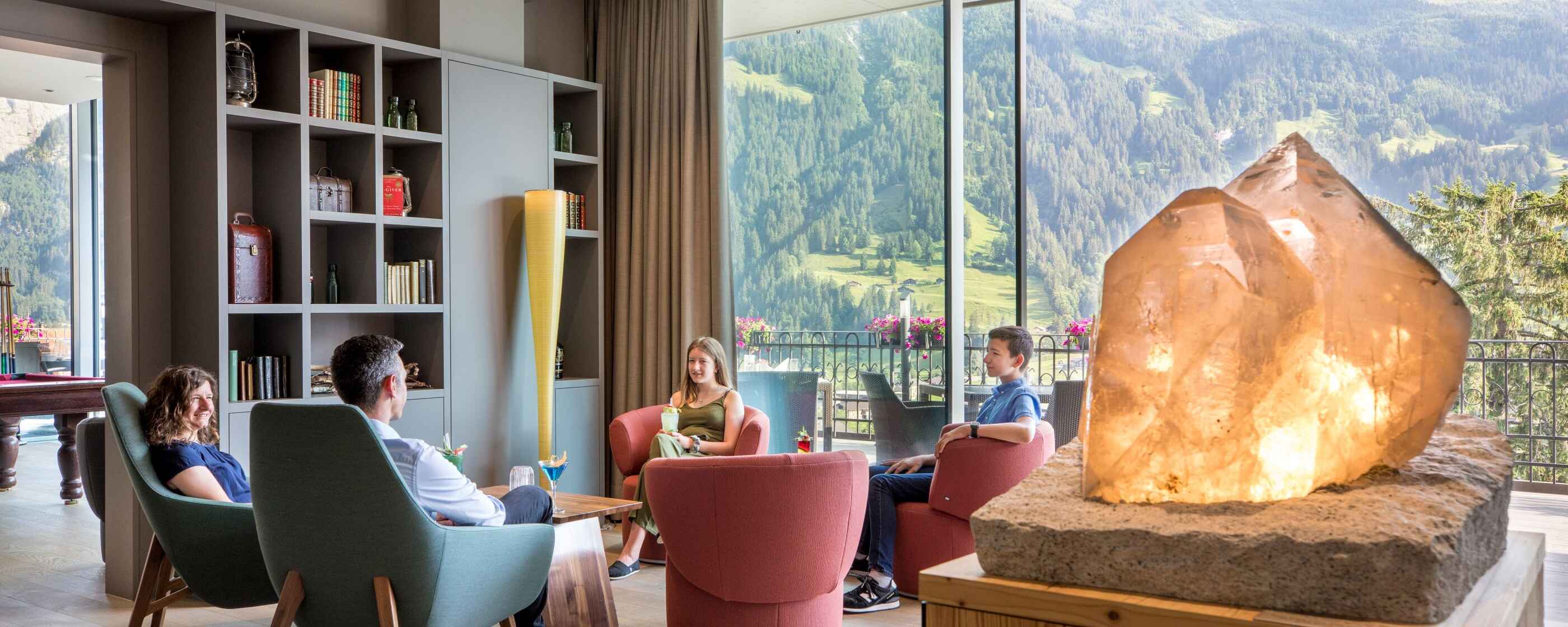 Hotel Belvedere, Grindelwald: Lounge