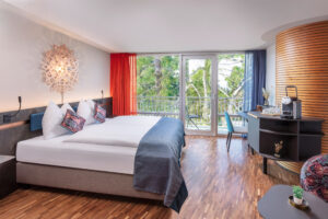 Hotel Sedartis, Thalwil: Lake View Double Room mit Balkon