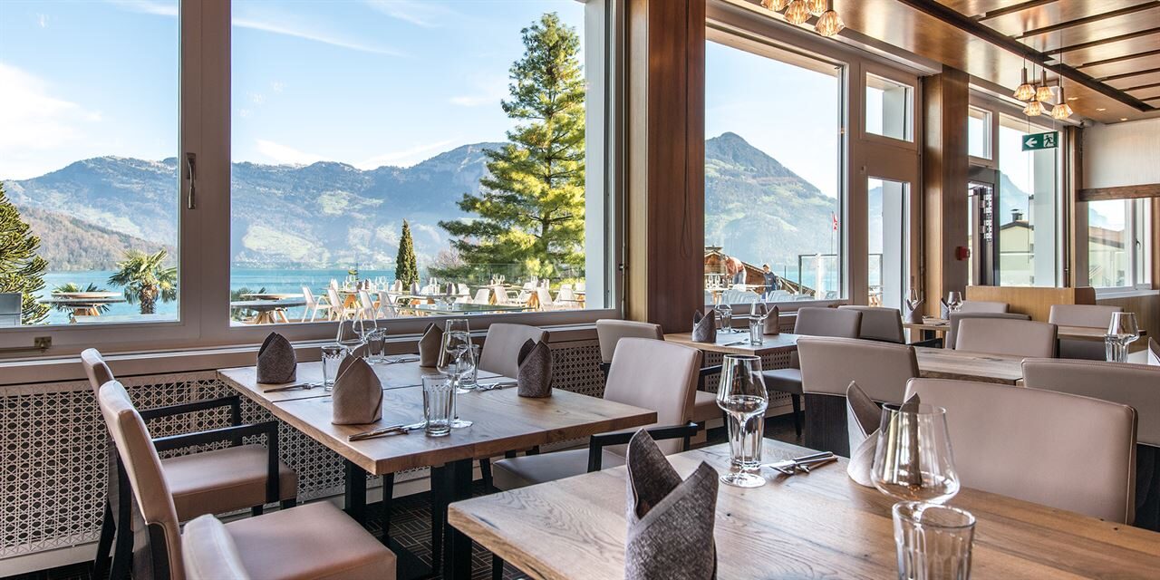 Hotel Seerausch, Beckenried: Restaurant