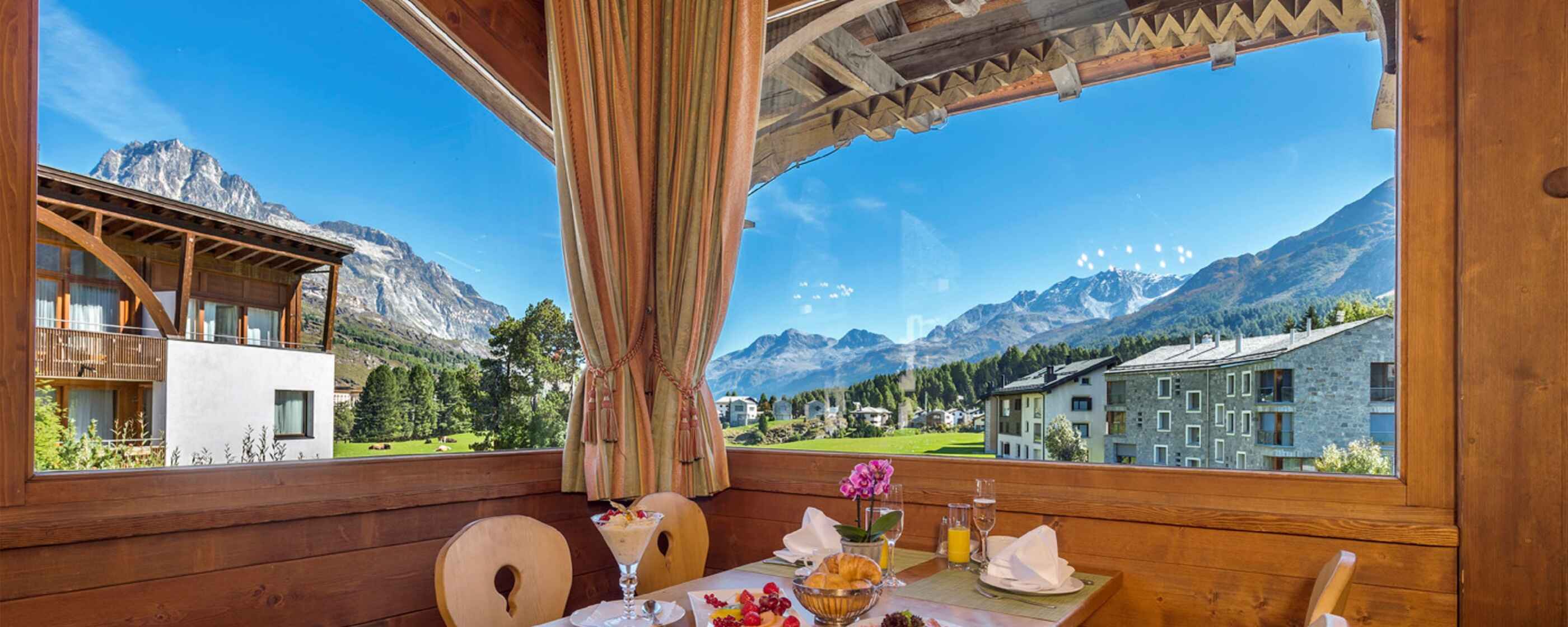 Hotel Schweizerhaus, Maloja: Restaurant 