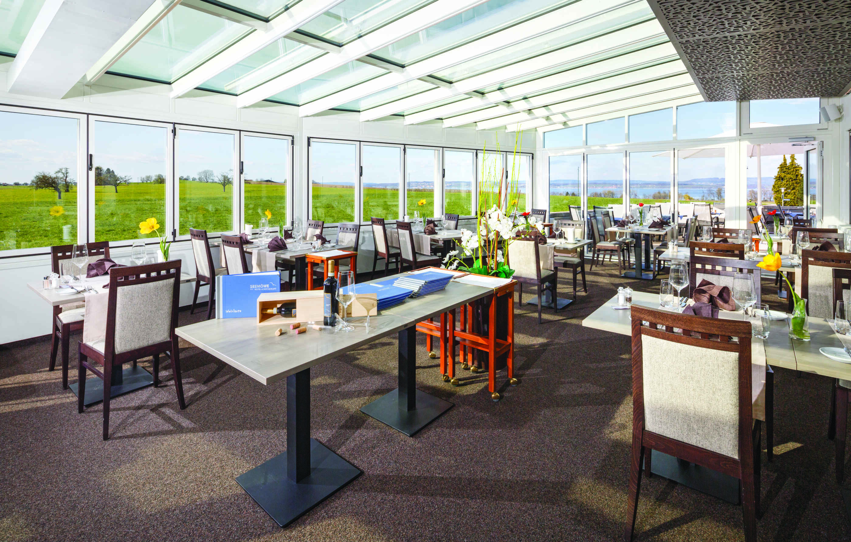 Hotel Seemöwe, Güttingen: Glaspavillon