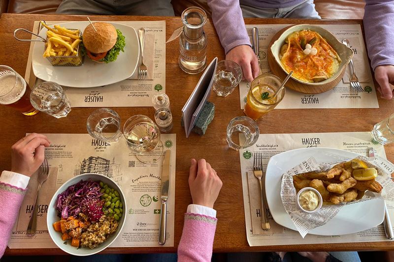 Hotel Hauser, St. Moritz: Restaurant