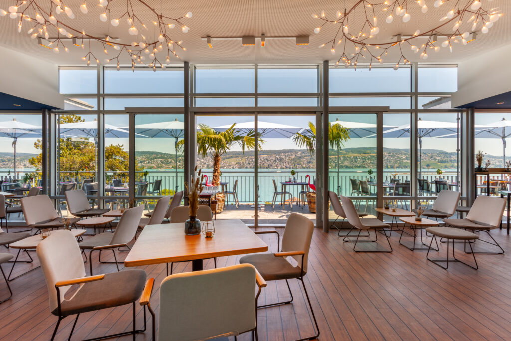 Hôtel Sedartis, Thalwil-Zurich : Rooftop lounge d'été