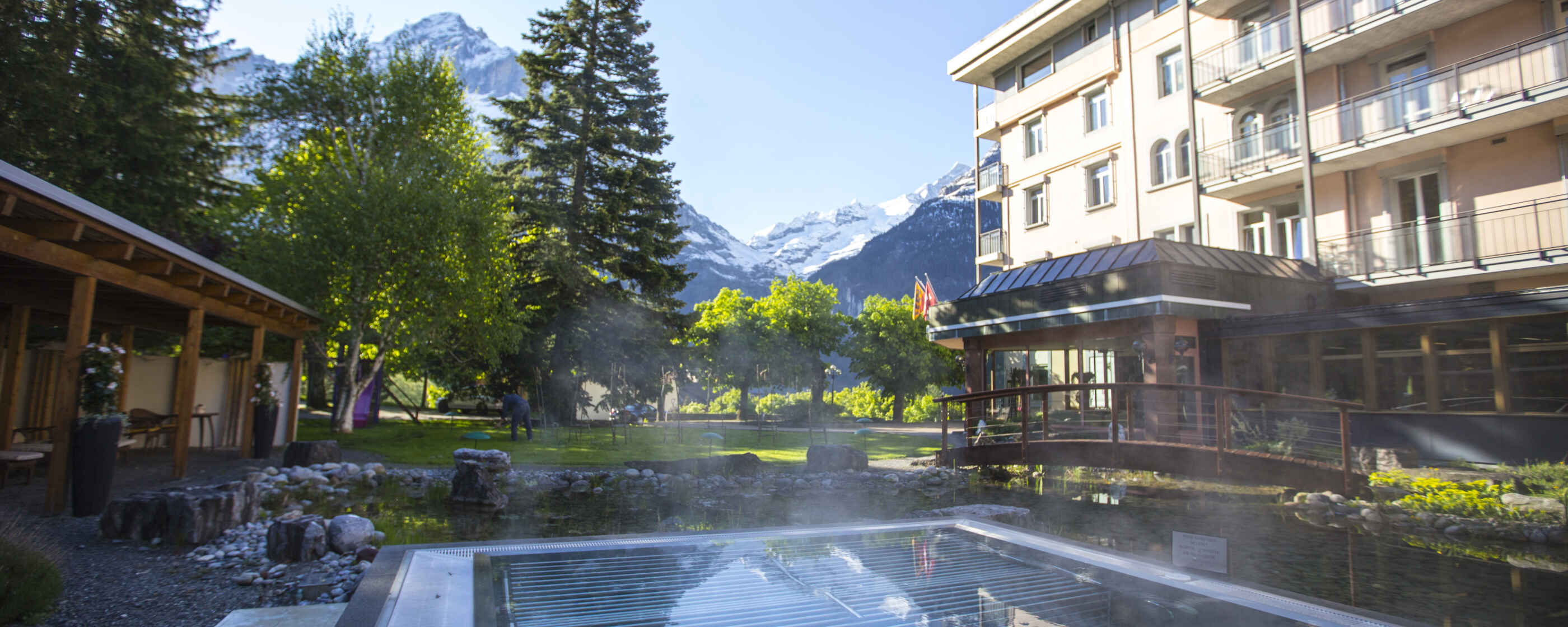 Hotel Belvedere, Grindelwald: Aussenpool