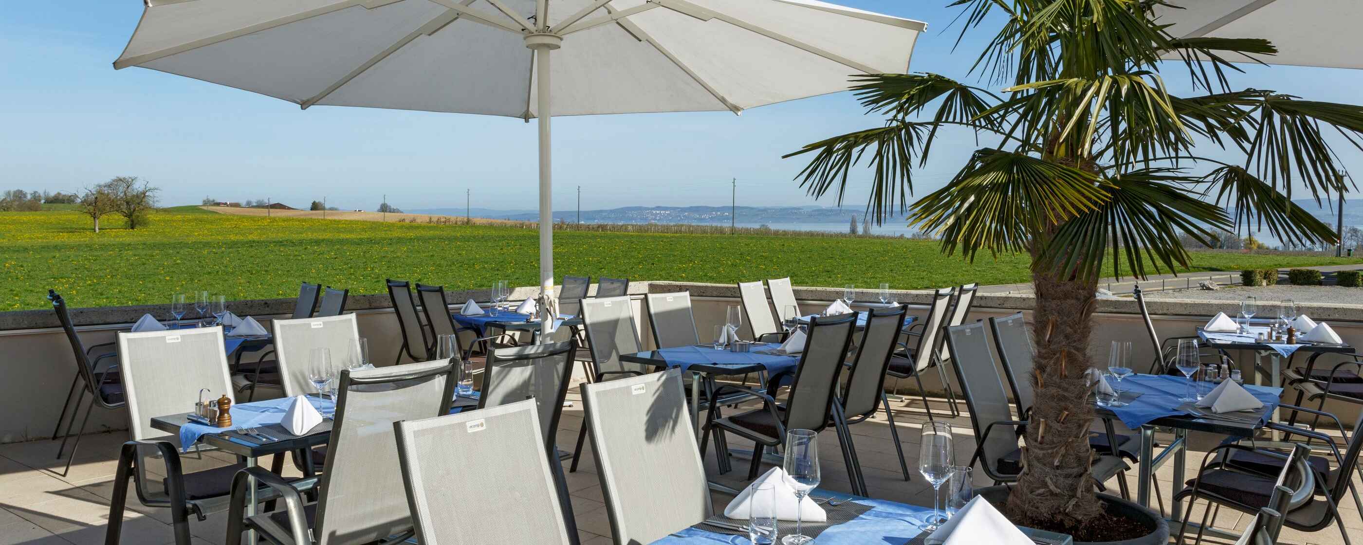 Hotel Seemöwe, Güttingen: Terrasse