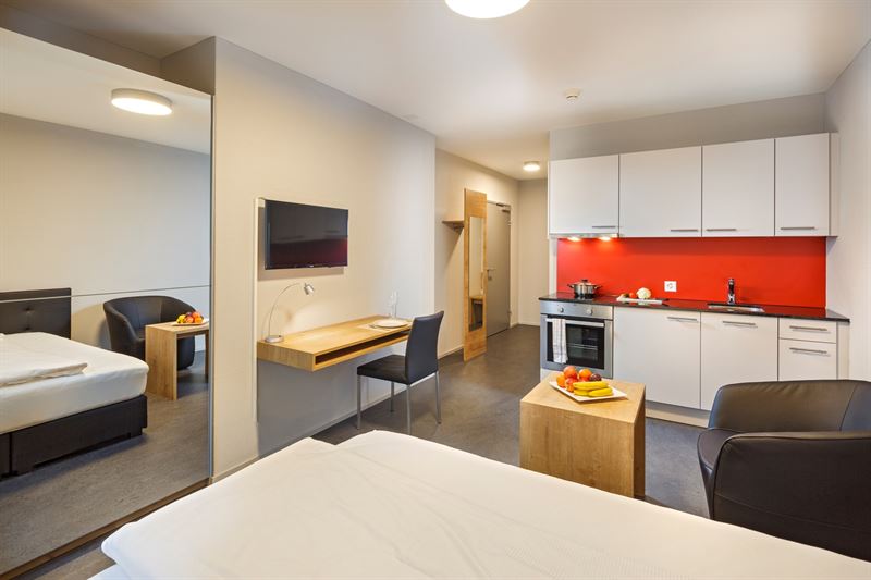 Aparthotel-aarau-WEST, Aarau-Oberentfelden: 1-Zimmer Apartment