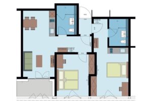 Aparthotel-aarau-WEST, Aarau-Oberentfelden: 3-Zimmer Apartment