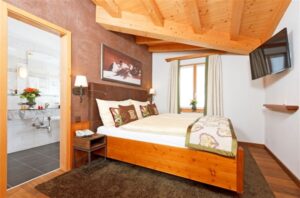 Hotel Eiger, Mürren: Suite mit einem Schlafzimmer und Eiger Bergblick