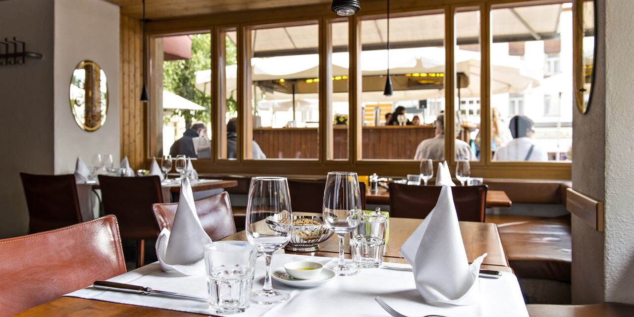 Hotel Hauser, St. Moritz: Restaurant