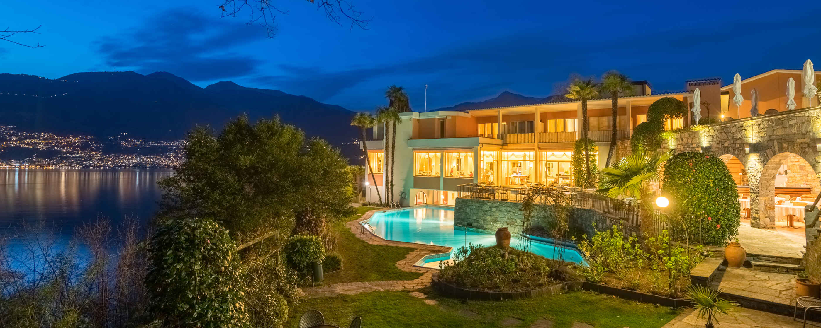 Hotel Bellavista, Vira Gambarogno: Garten