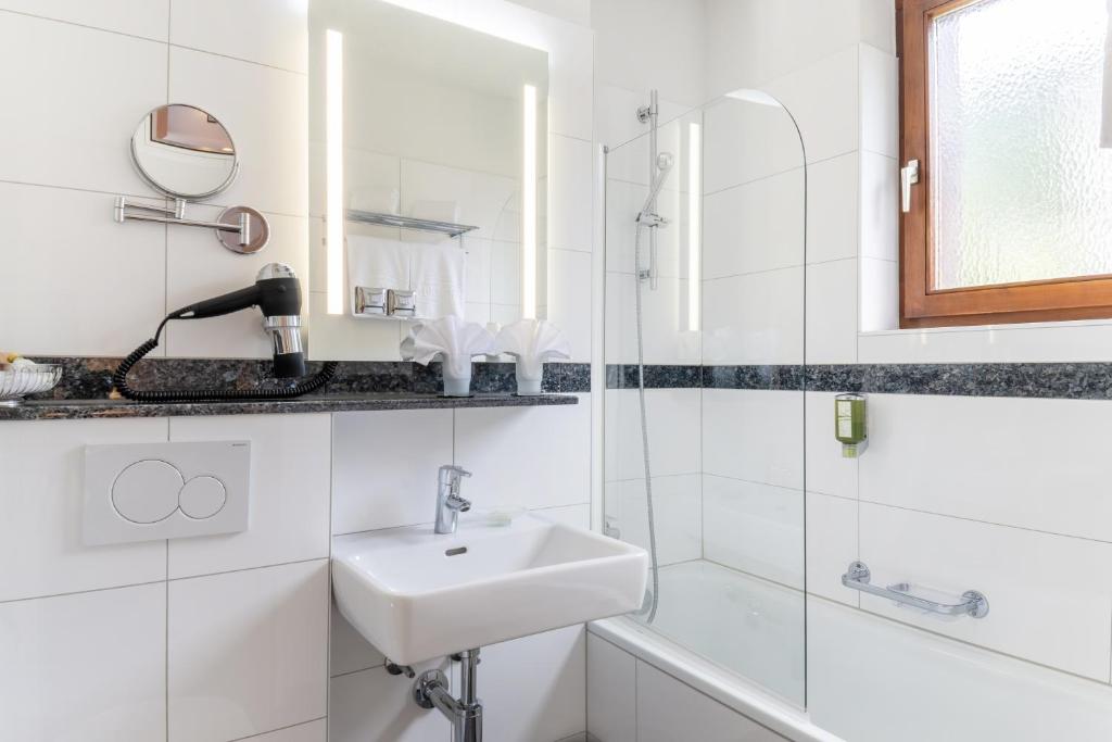 Turmhotel Victoria, Davos: Einzelzimmer