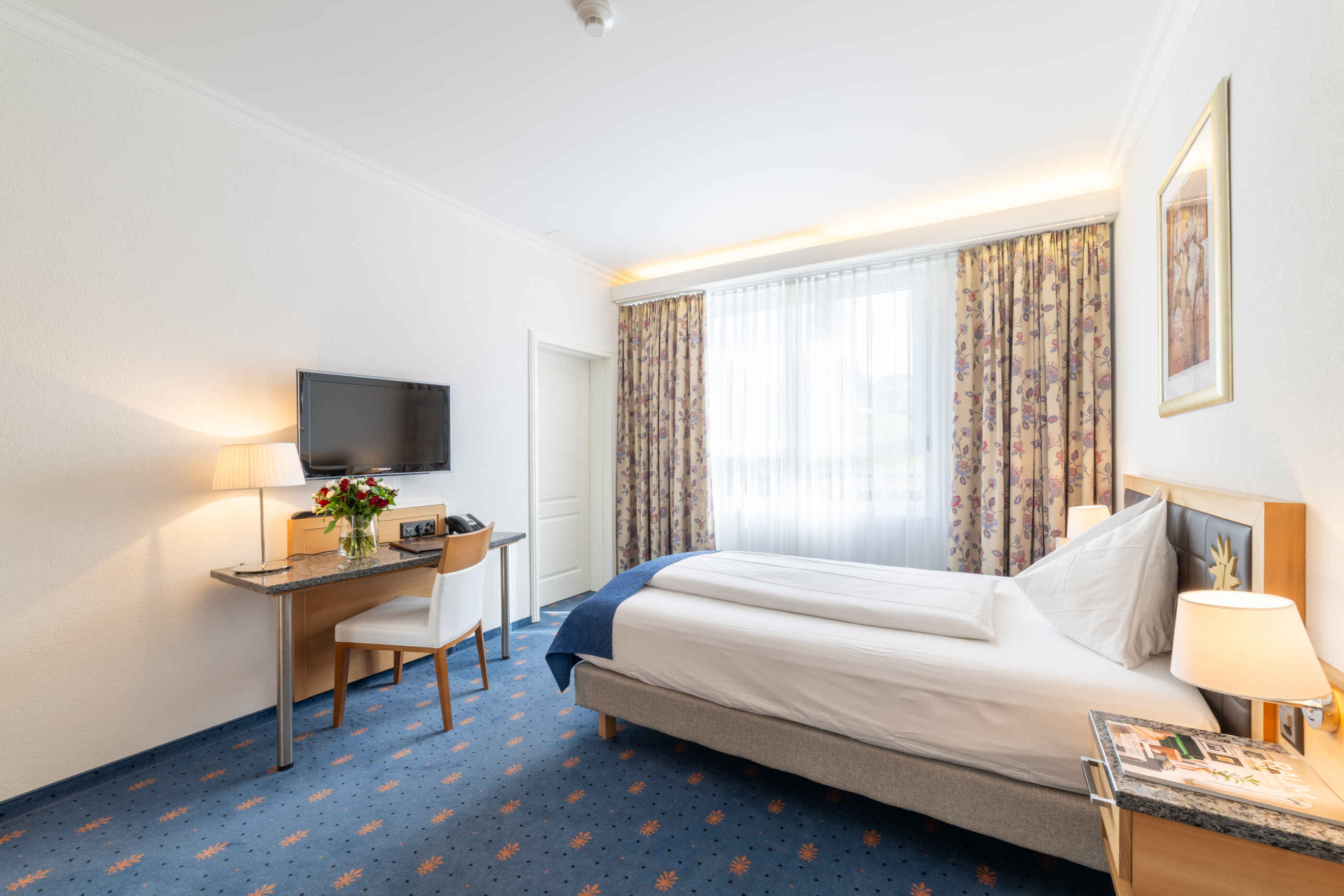 Turmhotel Victoria, Davos: Einzelzimmer