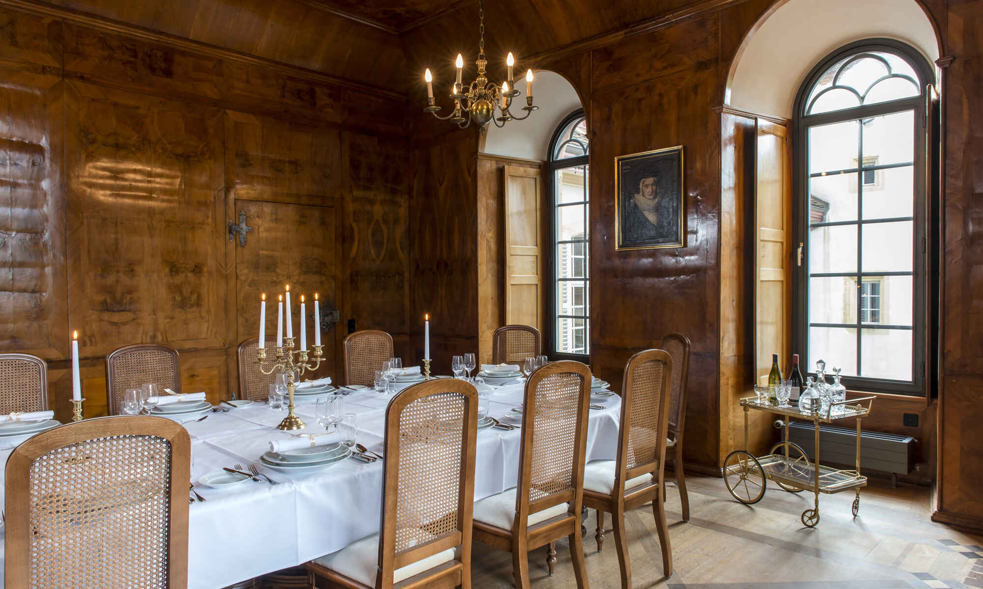 Schloss Münchenwiler: Bankett