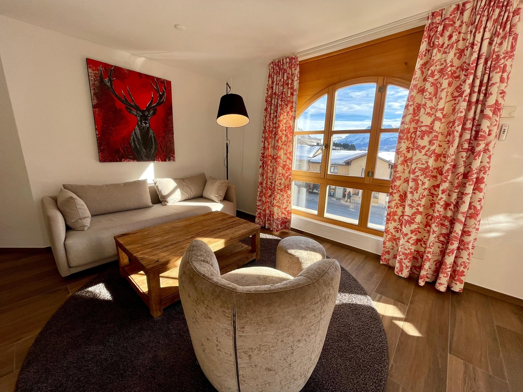 Apartment Schweizerhaus, Maloja: Planüra 2.5-Zimmer Wohnung