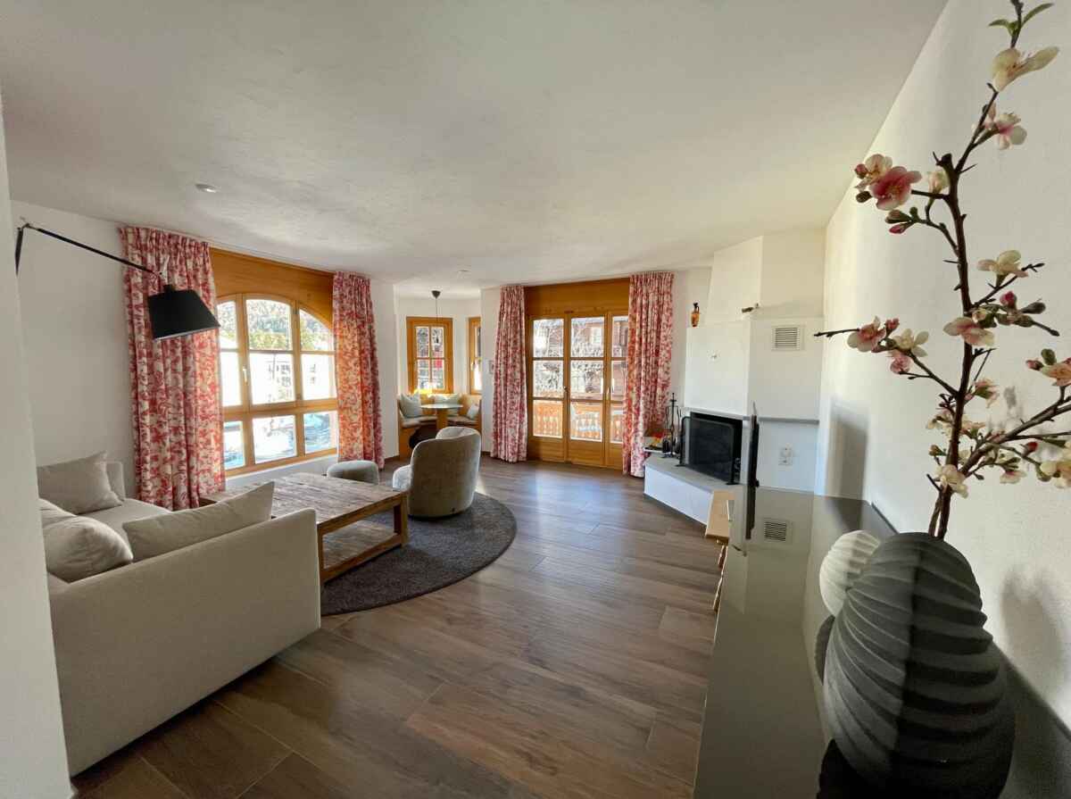 Apartment Schweizerhaus, Maloja: Planüra 2.5-Zimmer Wohnung