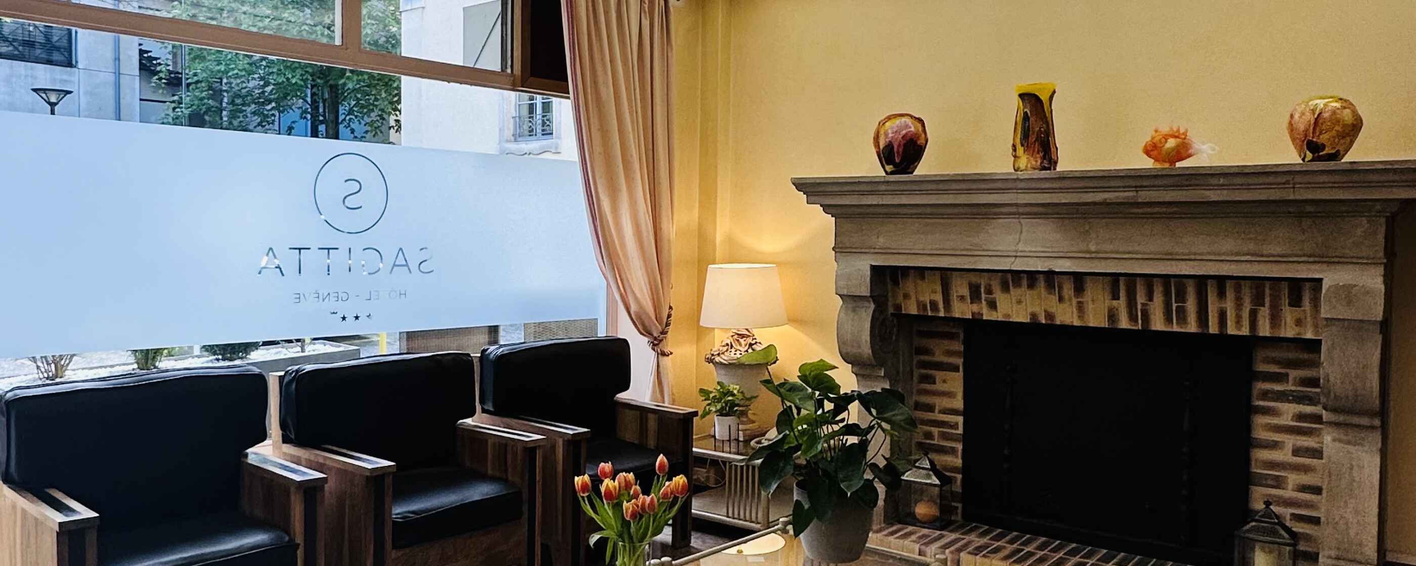 Hotel Sagitta, Genf: Lounge